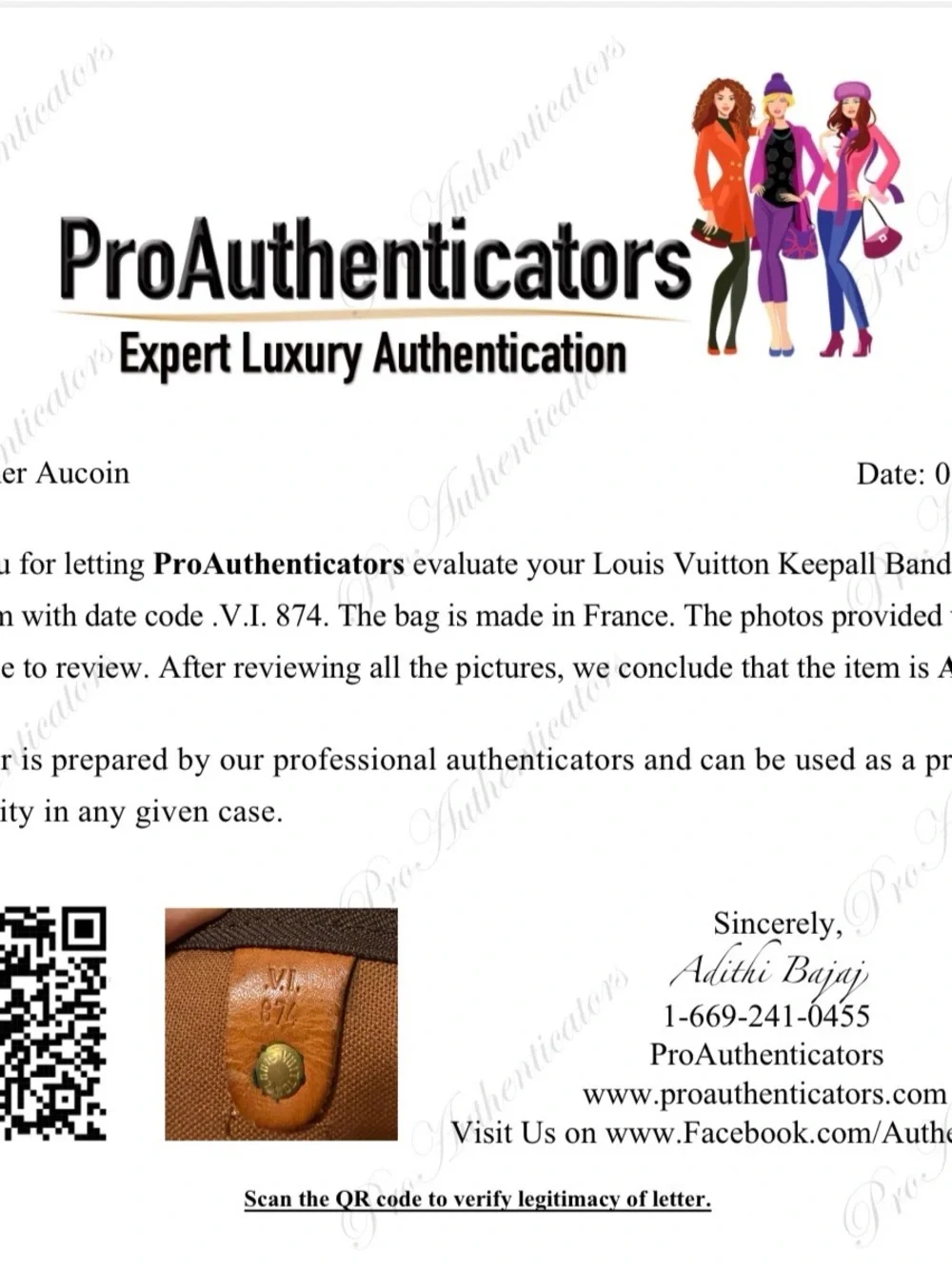 Louis Vuitton authentic louis